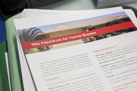 Title Insurance for home buyers brochure explains your protection